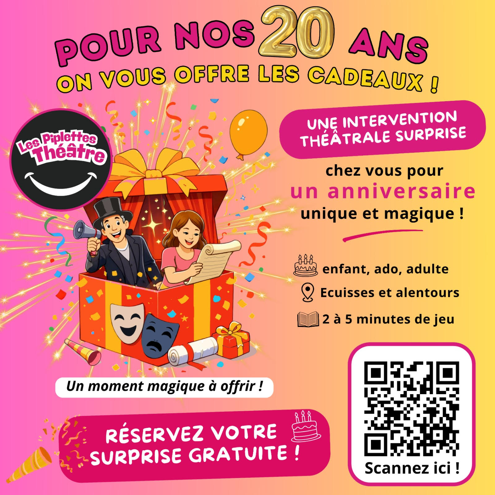 Intervention théâtrale surprise